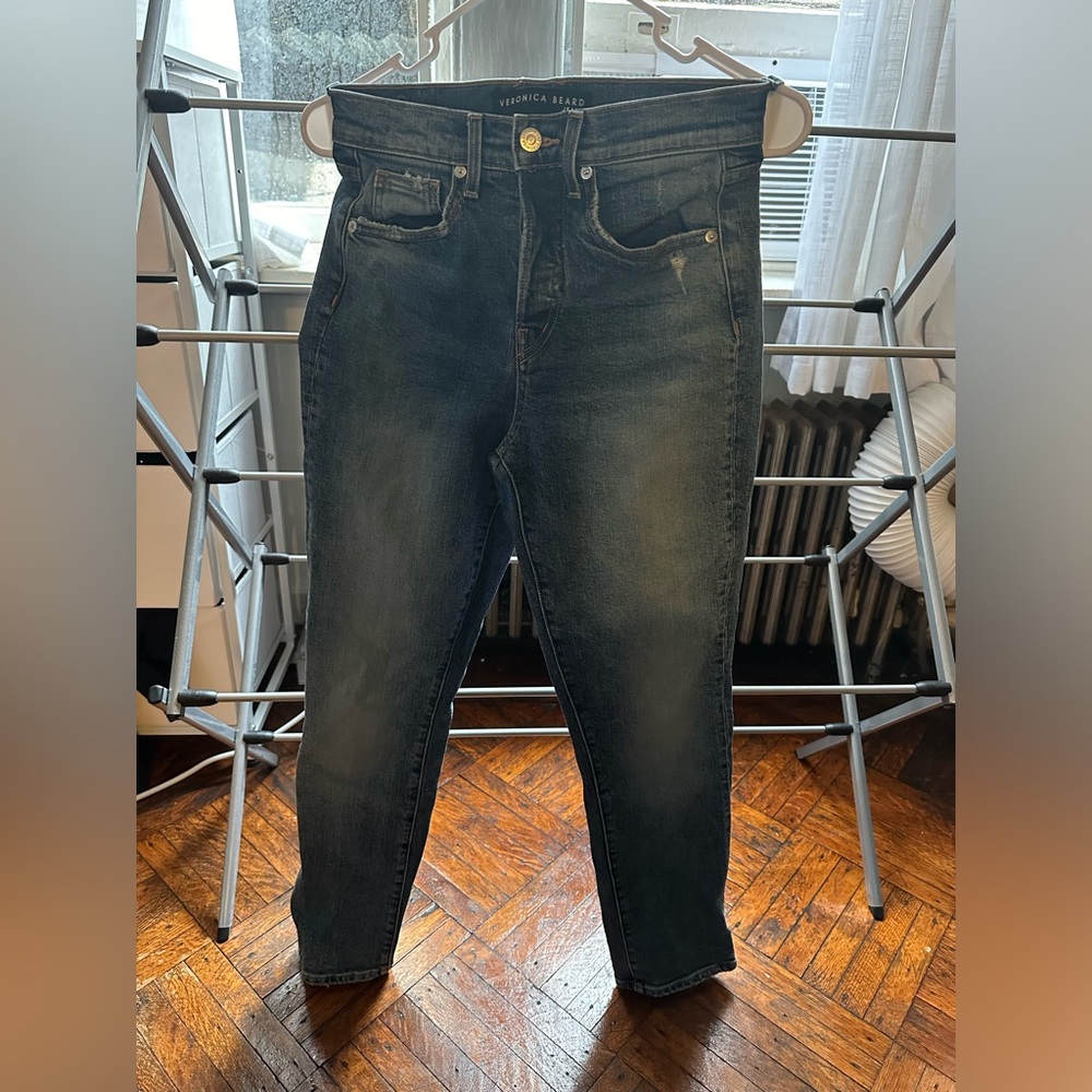 Veronica Beard Ryleigh Slim Straight Jeans, 25